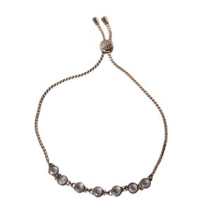 Tommy Hilfiger Gold Tone Crystal Slide Bracelet